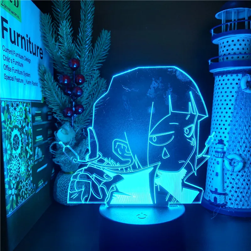 

Boku no Hero Academia Jiro Kyoka 3D ANIME LAMP MY HERO ACADEMIA Lampara Led Nightlights For Christmas Gift