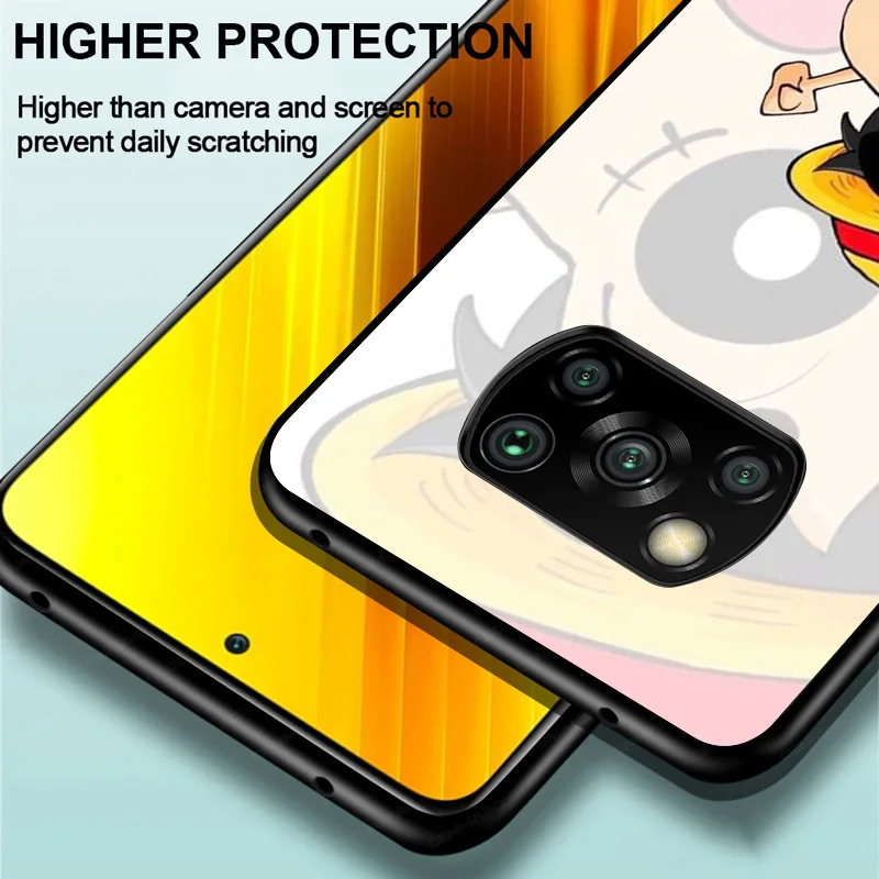 

Cartoon Cute Crayon Shinchan For Xiaomi Poco C3 M3 M2 X3 NFC X2 F3 F2 Pro F1 Mi Play Mix 3 A2 Lite A1 6 5 Pro Phone Case