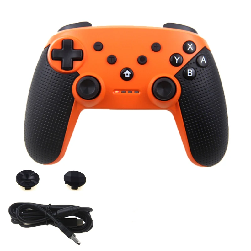 Orange 5028 Профессиональный беспроводной геймпад с Bluetooth и джойстиком для Nintendo Switch Console и PC - Цвет: Orange 5028
