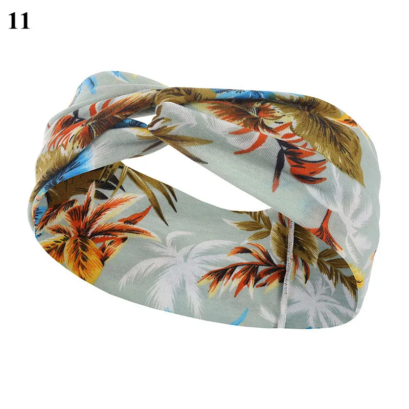 

Bohemia Boho Wide Cotton Stretch Women Headbands Headpiece Headwrap Turban Headwear Bandage Hair Bands Bandana