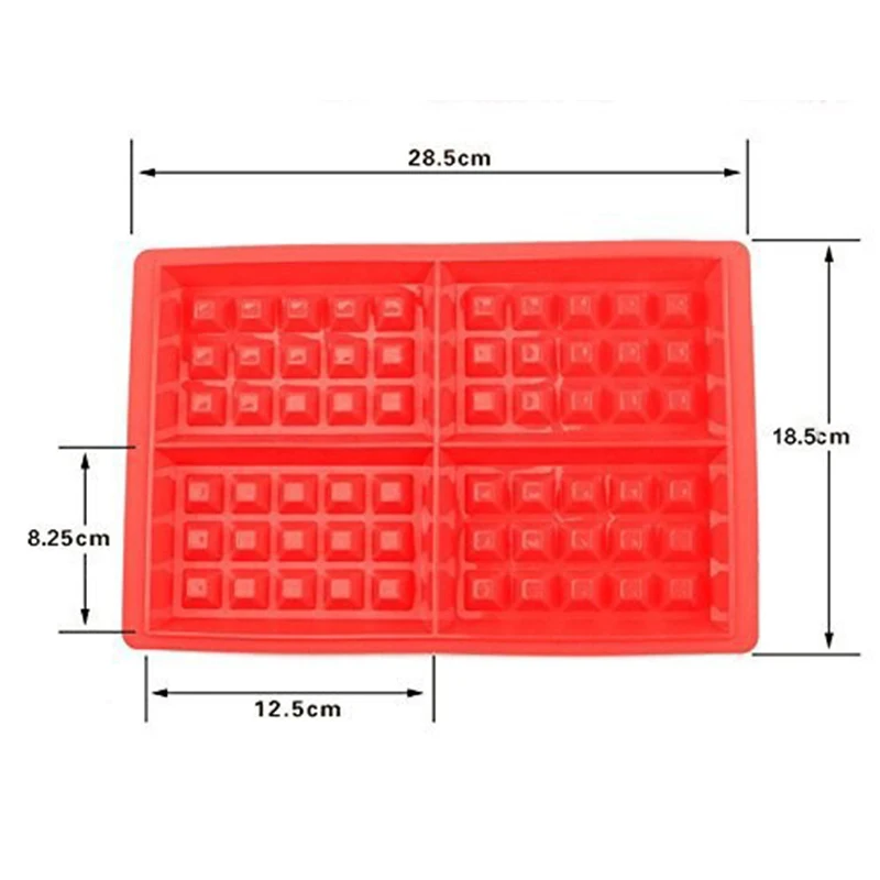 Вафельница форма для вафель поднос силиконовая печенья пирога посуда выпекания