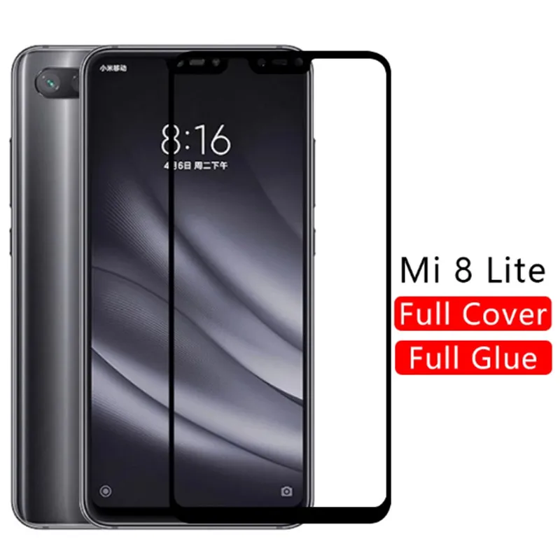 

3D Protective Glass For Xiaomi Mi 8lite Mi8 mi 8se Safety Screen Protector Tempered Glass Xaomi Mi 8Pro Mi8lite Mi 8 light Film