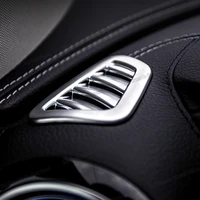 lsrtw2017 carbon fiber car dashboard side vent outlet cover trims for mercedes benz e class w213 e200 e300 2016 2020 accessories