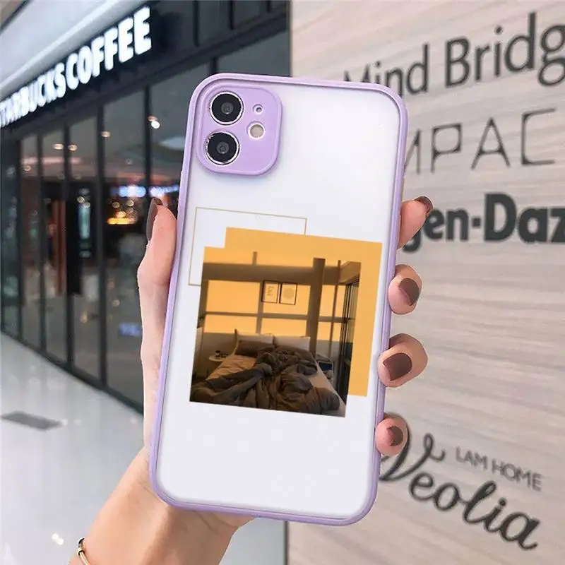 

Collage beautiful Art fashion Phone Cases matte transparent For iphone 7 8 11 12 plus mini x xs xr pro max luxury brand cover