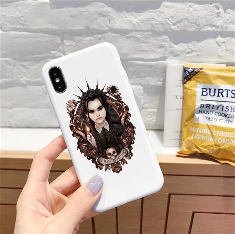 22918 Среда Addams семейный цветной Мягкий силиконовый чехол для телефона iphone 6/6s, 6 Plus/6s Plus, 7/8, 7 Plus/8 Plus, X, XS, XR, XSMax - Цвет: 22918