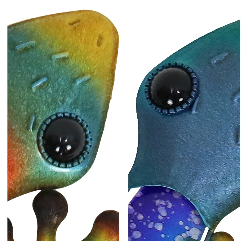 Металлическая Настенная картина Gecko со стеклом для украшения дома и сада