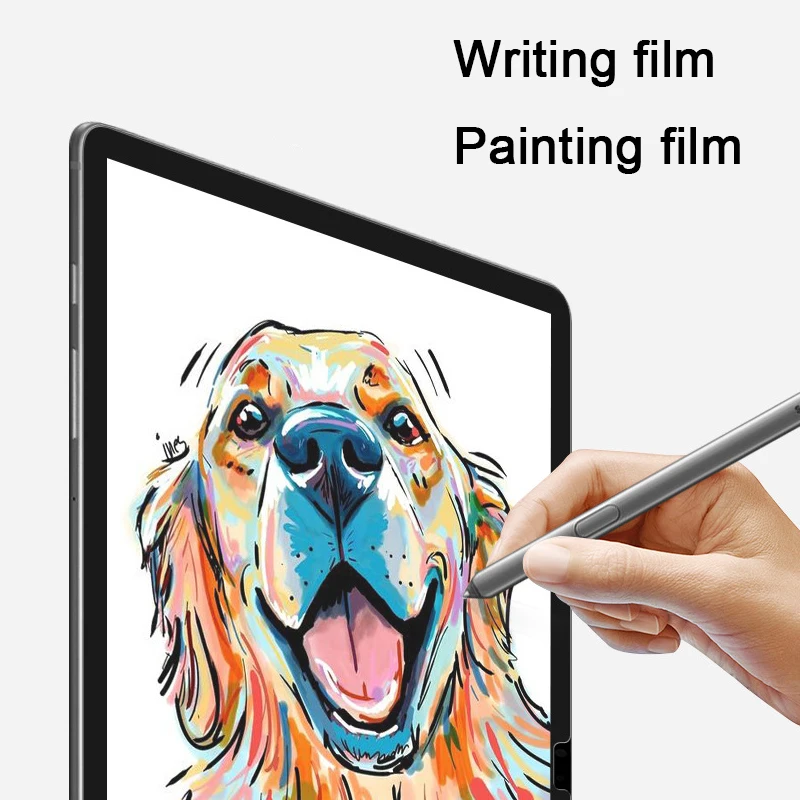 anti glare writing painting film for samsung galaxy tab s6 lite 10 4 s7 plusfe 12 4 s7 11 a7 t500 s5 mate film screen protector free global shipping