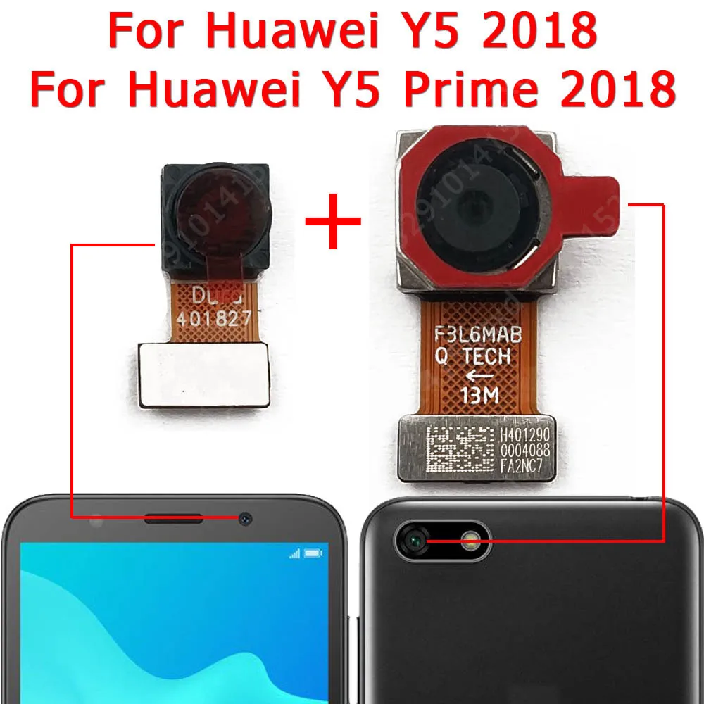 Запасные части для фронтальной и задней камеры Huawei Y5 Prime 2018 | Мобильные телефоны