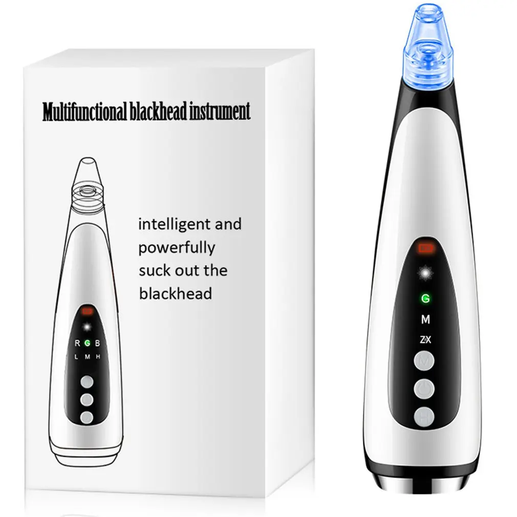

Blackhead Remover Pimple Remover USB Rechargeable Facial Cleaner Black Head Remover Skin Care Tool Kit For Women