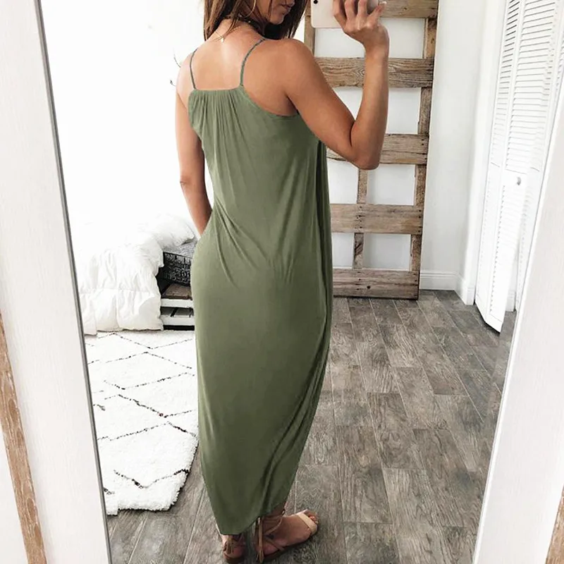 

Maternity Casual Dresses Fashion Summer Women Irregular Loose Maxi Sling Vestidos Pregnant Mother Boho Beach Costumes