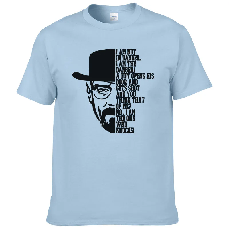 Мужская хлопковая футболка с принтом Стильная летняя коротким рукавом и круглым