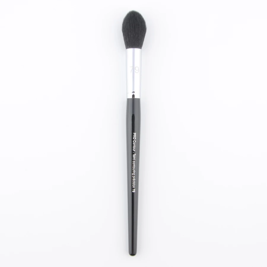 

1 piece Pro contour #79 blusher powder contour highlighter Makeup brushes Make up brush synthetic Hair wood handle