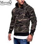 Mwxsd мужские камуфляжные толстовки и свитшоты, мужские модные облегающие спортивные костюмы с капюшоном, ветровка, спортивная одежда