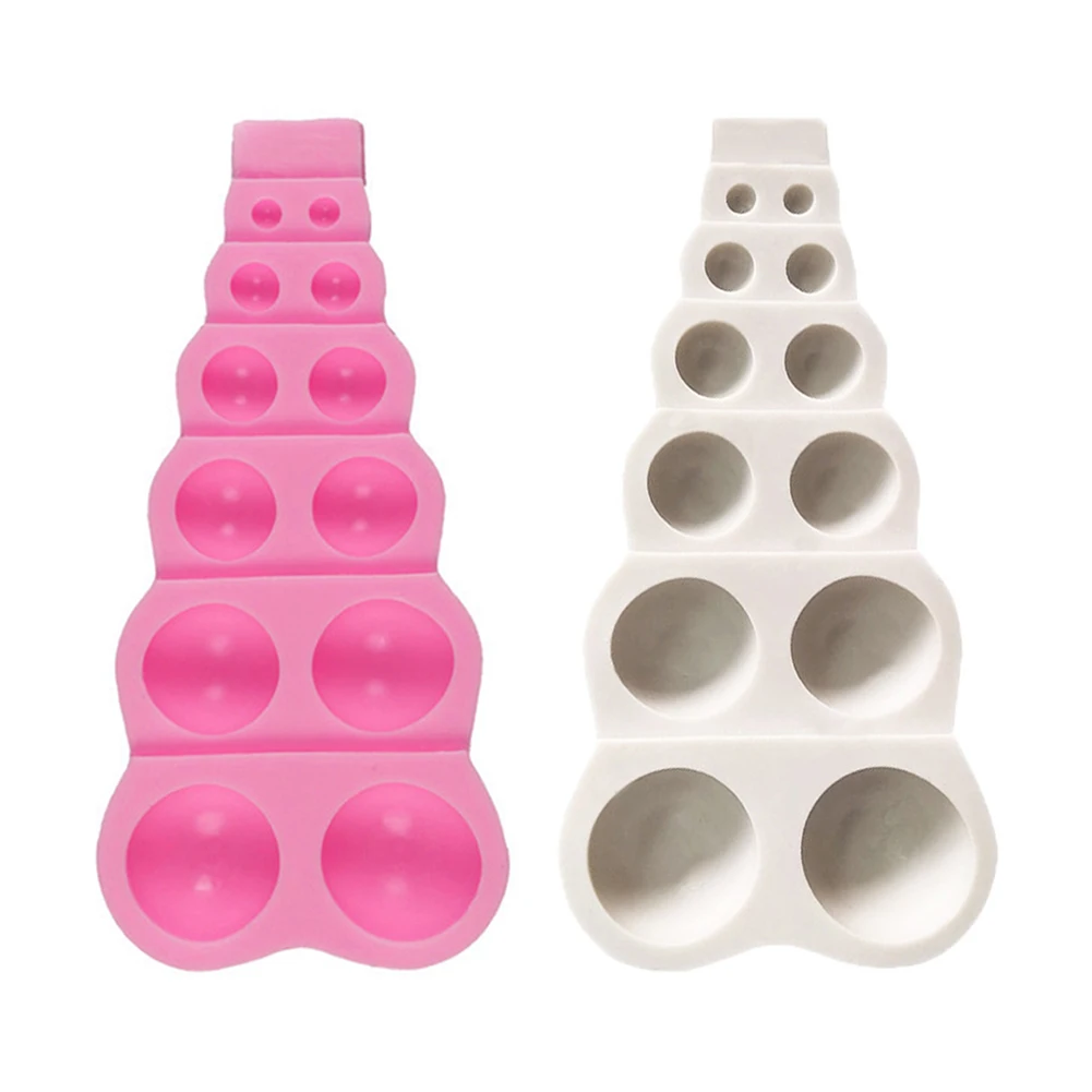 Силиконовые формы для торта с полукруглая жемчужина мяч Форма DIY Противень