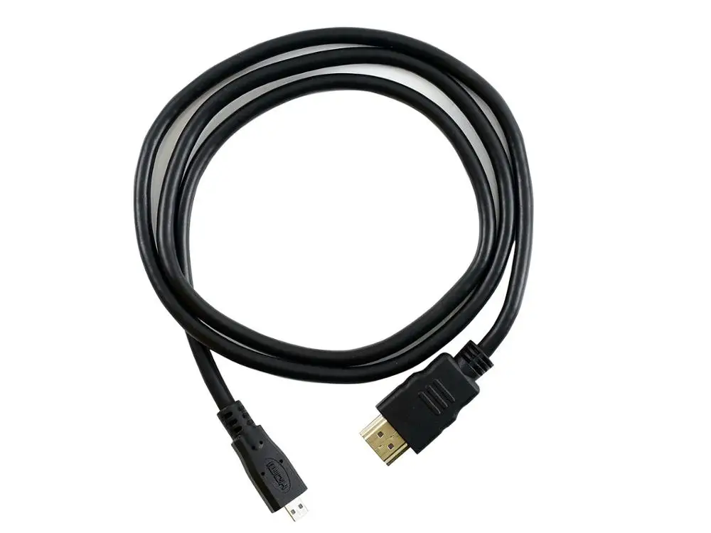 Кабель Waveshare HDMI-Micro HDMI передача видео высокой четкости подходит для Raspberry Pi 4B |