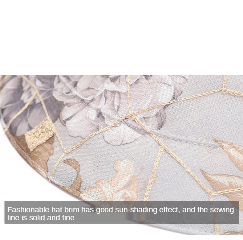 

Middle aged women sunshade big brim hat summer Bowknot sunscreen sun hat mother thin breathable adjustable with windproof rope