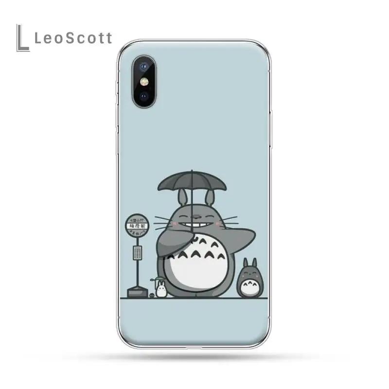 

My Neighbor Totoro Japanese Anime Phone Case for iPhone 11 12 pro XS MAX 8 7 6 6S Plus X 5S SE 2020 XR