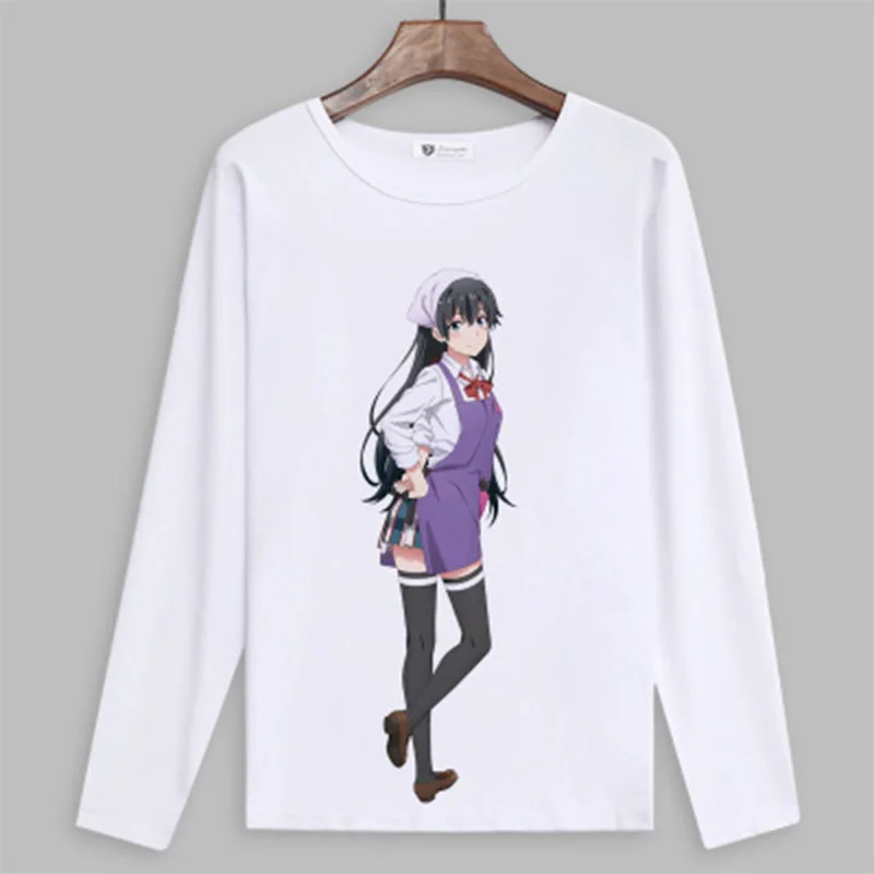 

My Youth Romantic Comedy Is Wrong As I Expected Role Yukinoshita Yukino Unisex Shirt Long Sleeve Round Hot Sale T-shirt