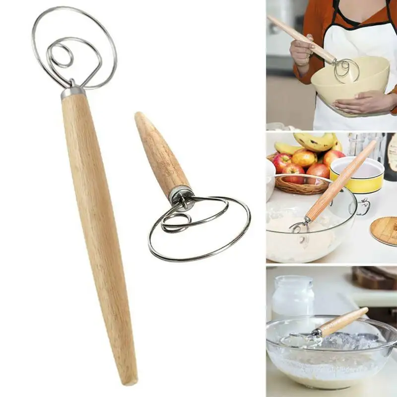 Kitchen Appliances Tools Stainless Steel The Danish Dough Hand Whisk Dutch Stainless Steel Whisk Hand Mixer