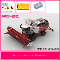 building blocks compatible with le high tech agricultural combine harvester tractor electric remote control assembly