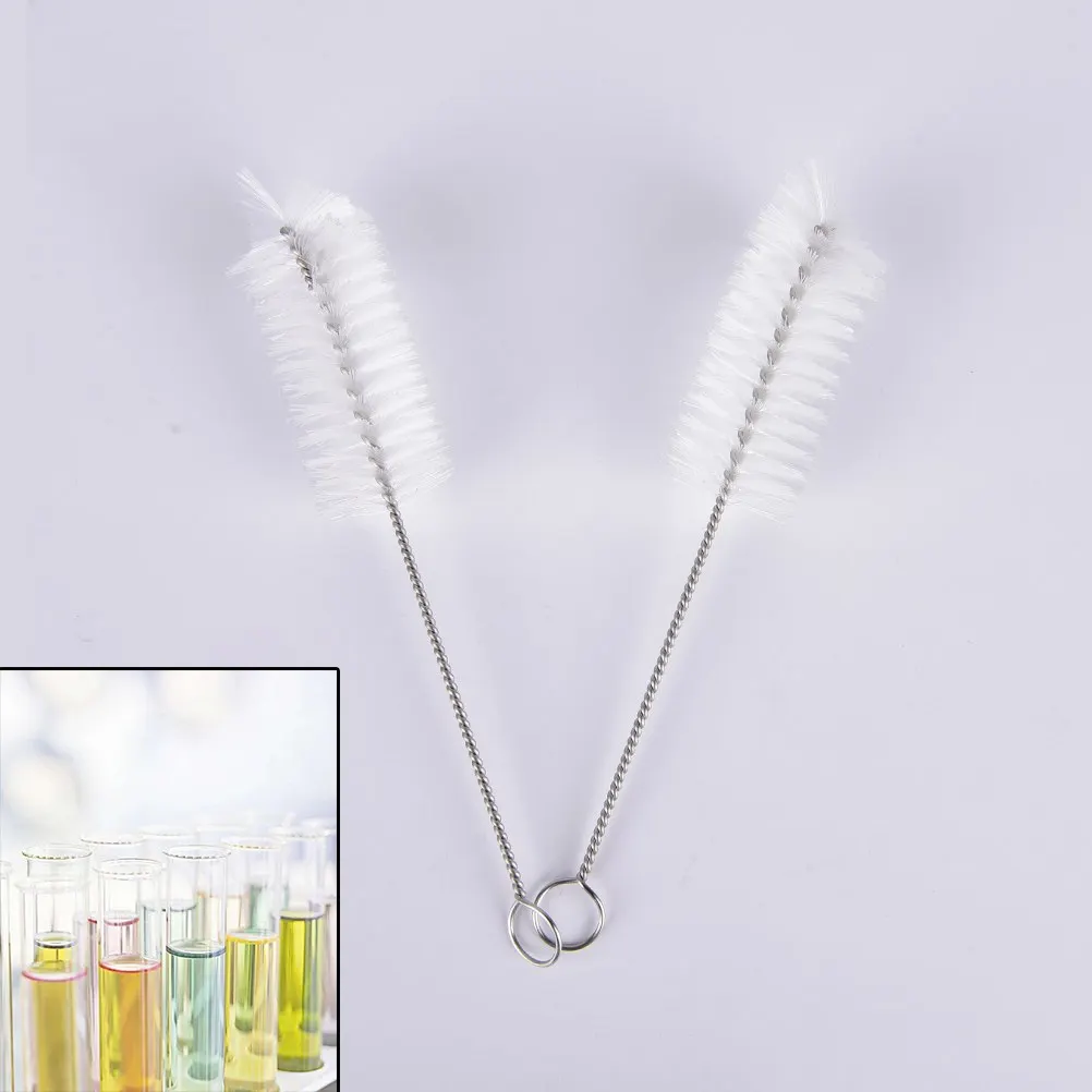 

2PCS Multi-Functional Chemistry Bottle Test Tube Bottle Glass Cleaning Brush Laboratory Supply