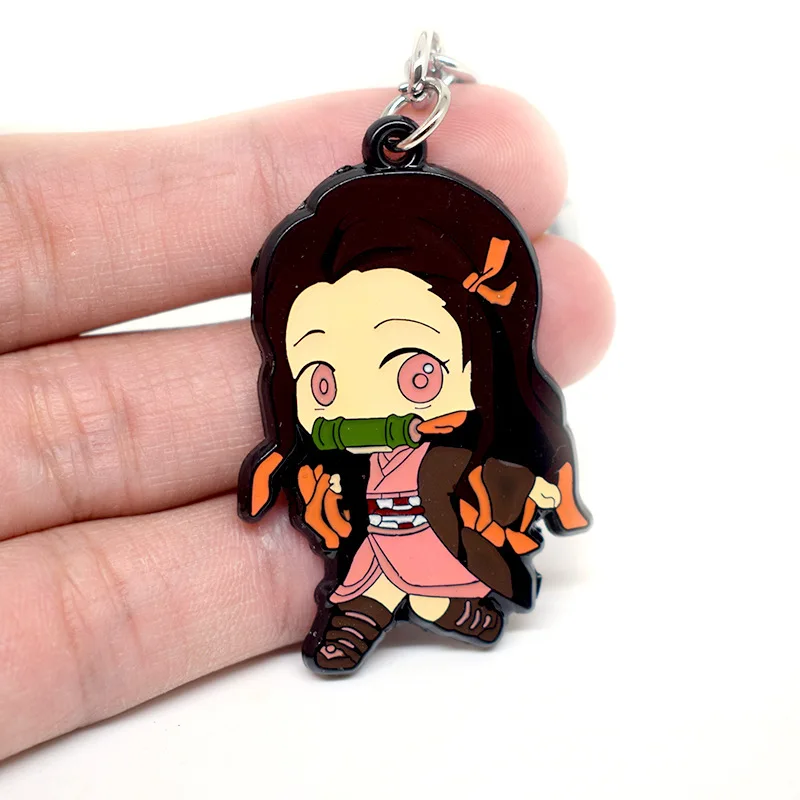 

Kimetsu no Yaiba Cosplay Kamado Tanjirou Nezuko Agatsuma Zenitsu Tsuyuri Kanawo Tomioka Giyuu Pendant Keychain Demon Slayer Cos