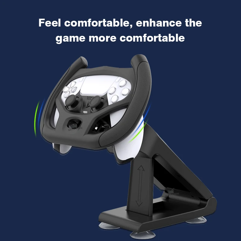 

DATA FROG Multi Axis Racing Steering Wheel For Playstation5 Controller Remote Game Steering Wheel Handle Bracket For PS5 Gamepad