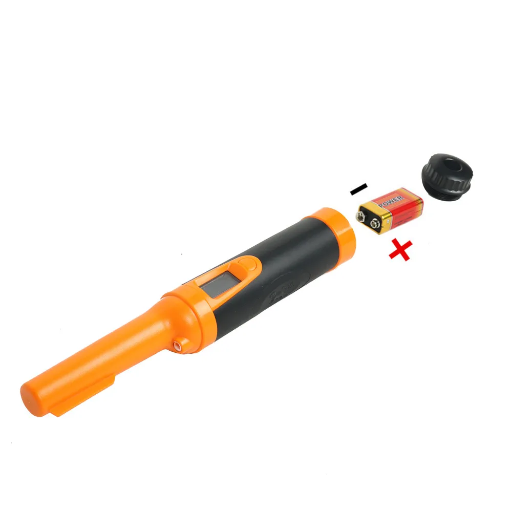 Fully Waterproof Pinpointer Orange LCD Handheld Metal Detector Depth 3meters/16.5Ft for Adults and Kids Gift | Инструменты