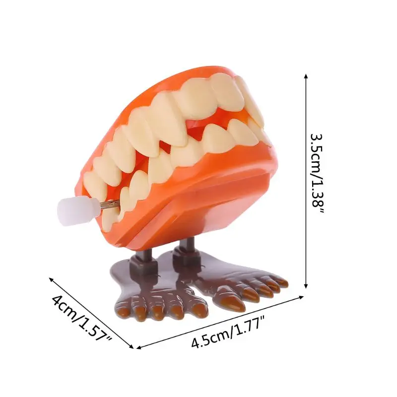 

Clockwork Jumping Denture Educational Mechanical Toys Halloween Prank Decoration