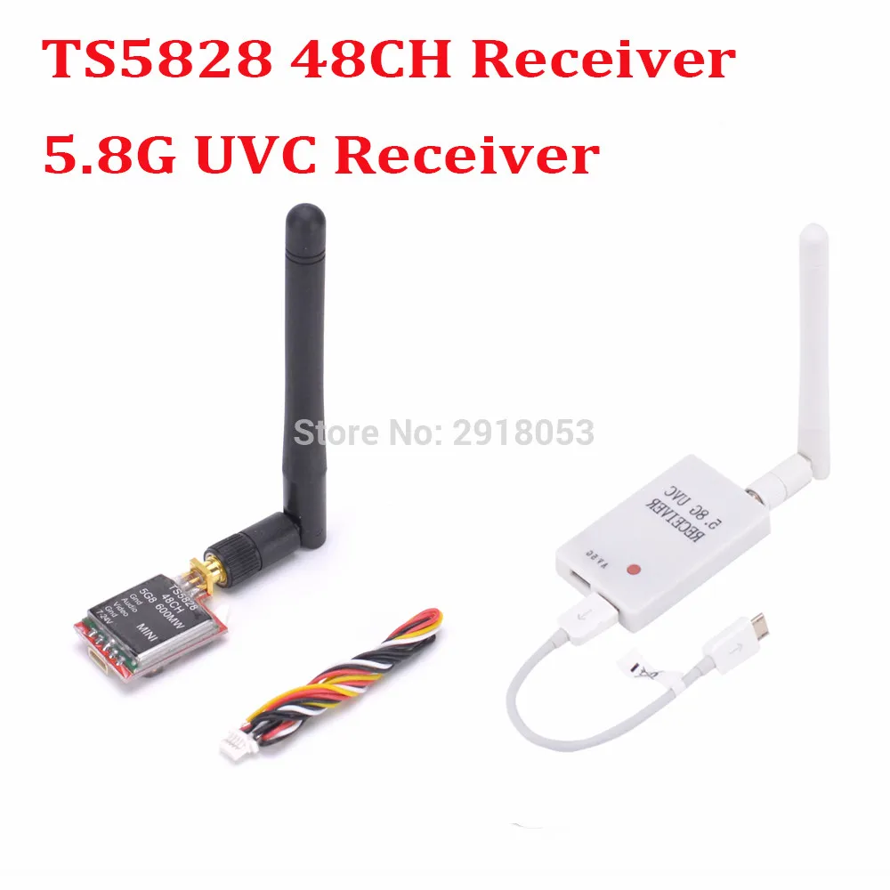 Передатчик TS5828 Mini 600 мВт FPV 5 8G OTG 150CH мини приемник UVC видео очки VR Android телефонный