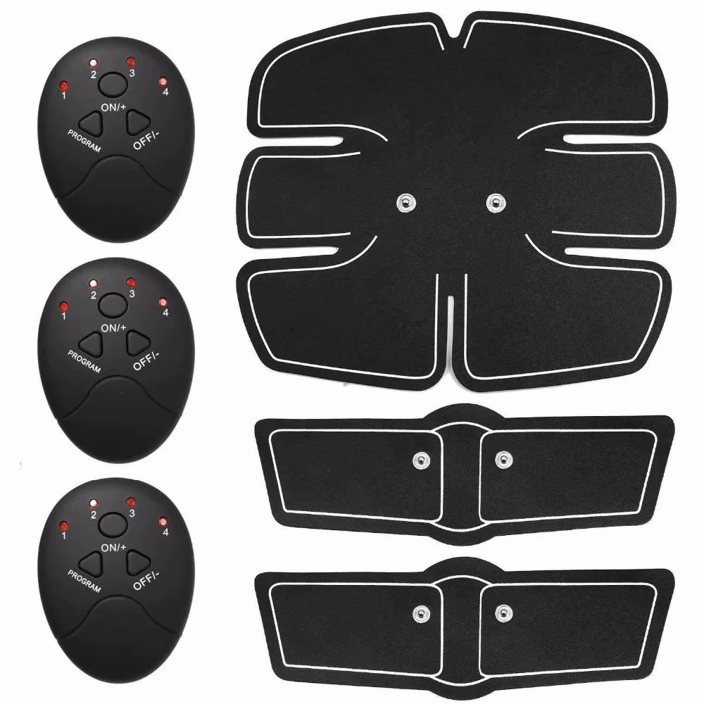 Abdominal Muscle Trainer Electronic Exerciser Machine Fitness Toner Belly Leg Arm Exercise Toning Gear Workout Equipment | Спорт и