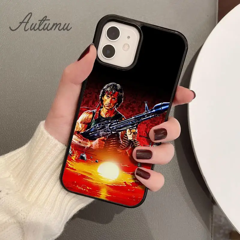 Первый кровь Джон дж. Чехол Rambo для телефона iPhone 11 12 13 14 Pro Max mini XR XS SE 2020 6S 7 8 Plus Samsung