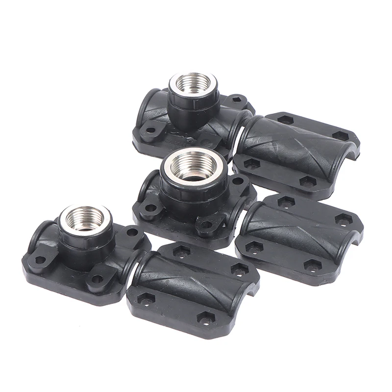 

1Set Clamp Saddle Drain Valve Drain Waste Water Pipe Clamp Saddle Valve Clips Clamp-on Saddle