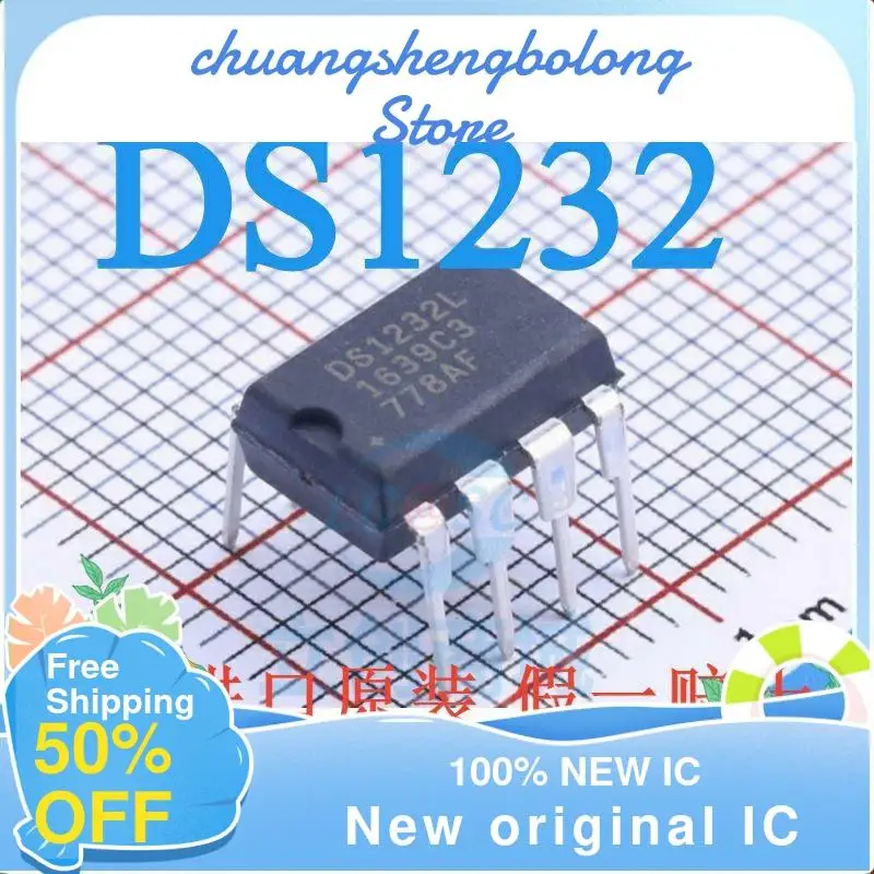 

10-200 шт. DS1232LP DIP-8 новый оригинальный IC
