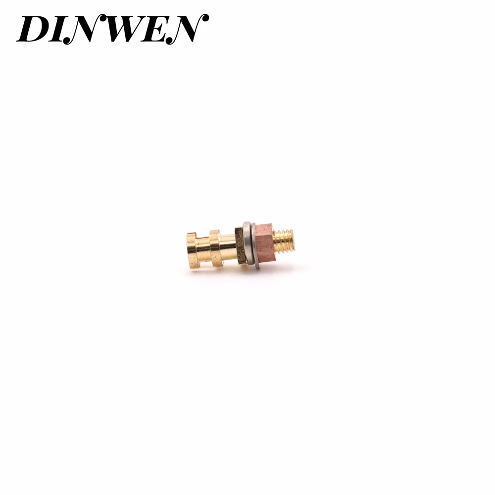 Позолоченный обработанный латунный наконечник клеммный для Hi Fi турельная плата