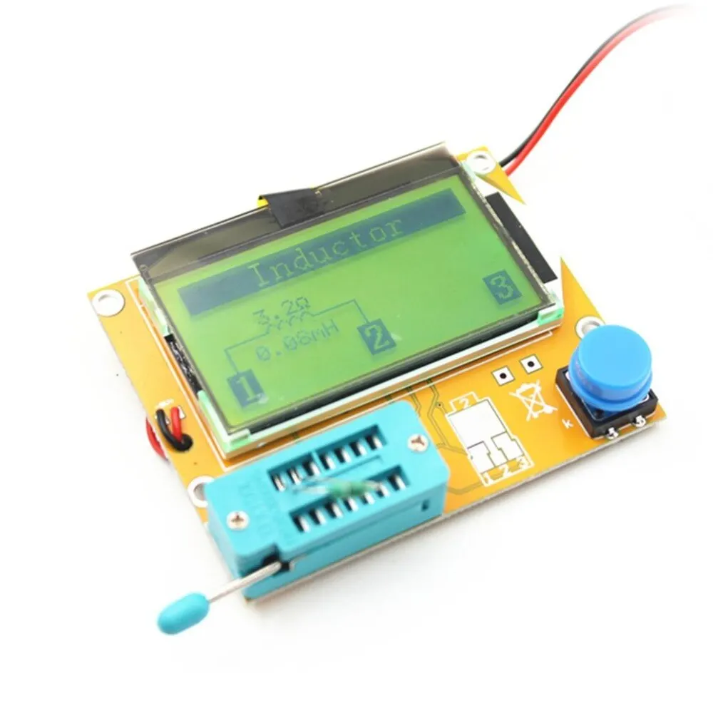 

LCR-T4 LCD Digital Transistor Tester Meter Backlight Diode Triode Capacitance ESR Meter For MOSFET/JFET/PNP/NPN L/C/R 1