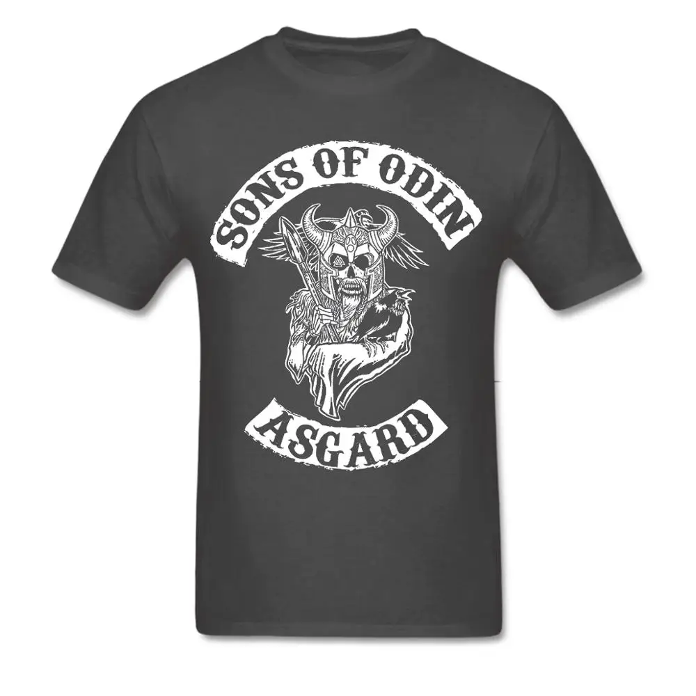 Футболка мужская с изображением сыновей анархии Одина Вальгаллы 100 хлопок |