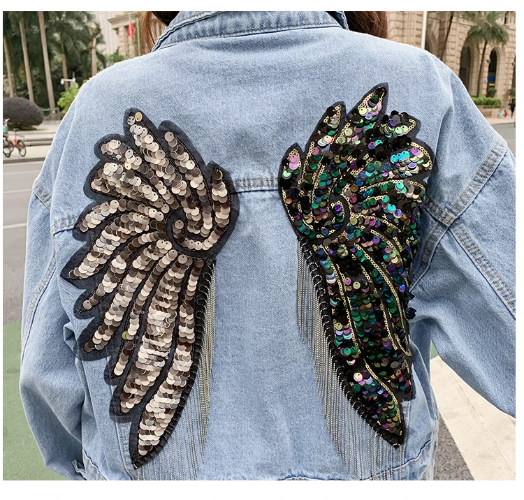 Нашивки для шитья нашивки на одежду платье крылья ангела аппликация одежды