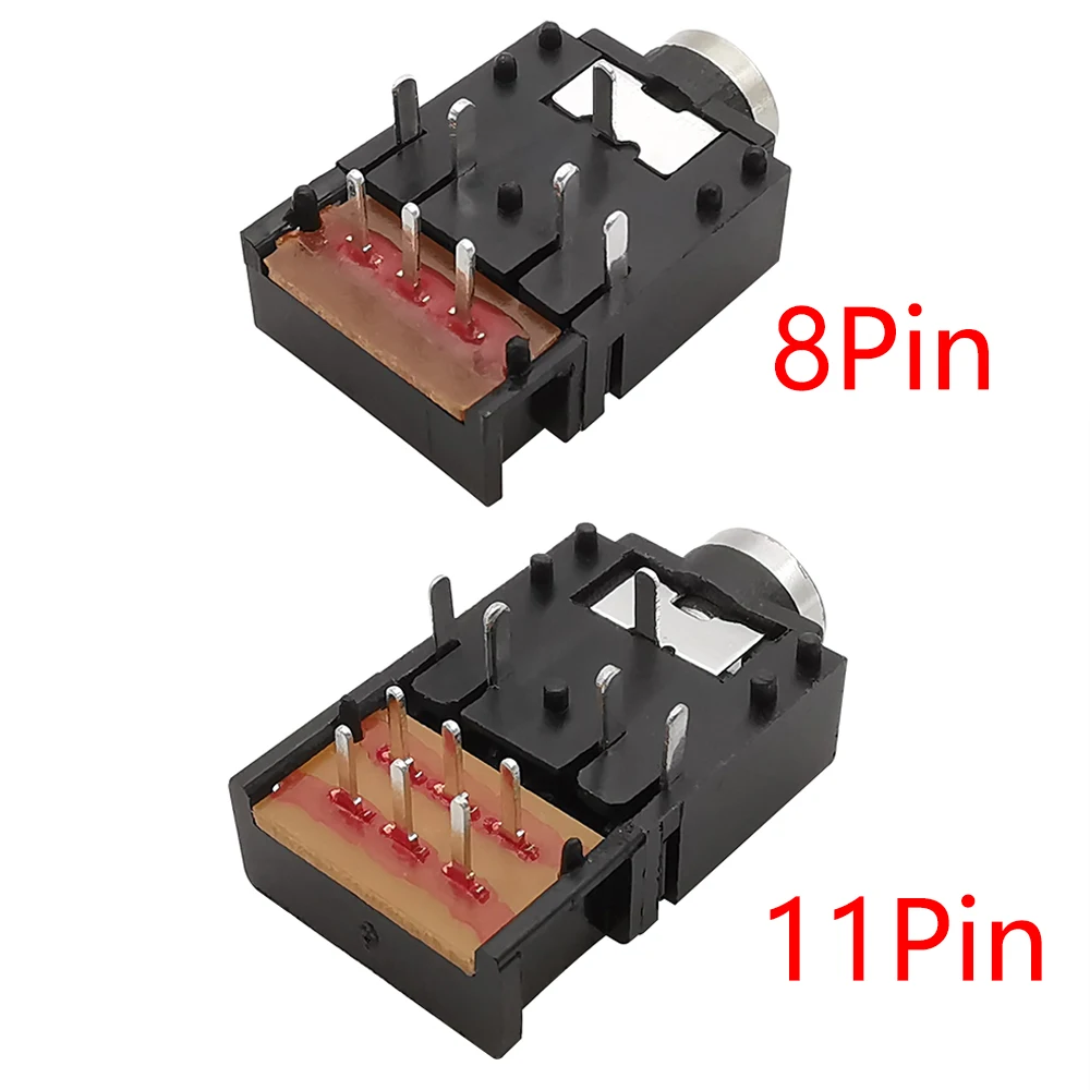 1/2/5 шт., стереоразъем для наушников 3,5 мм