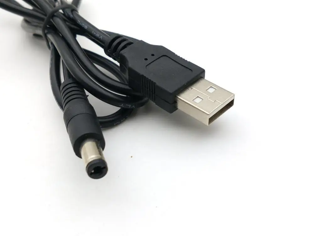 1 шт. 100 см кабель USB 2 0 А в 5 мм до мм/2 цилиндрический соединитель разъем зарядное
