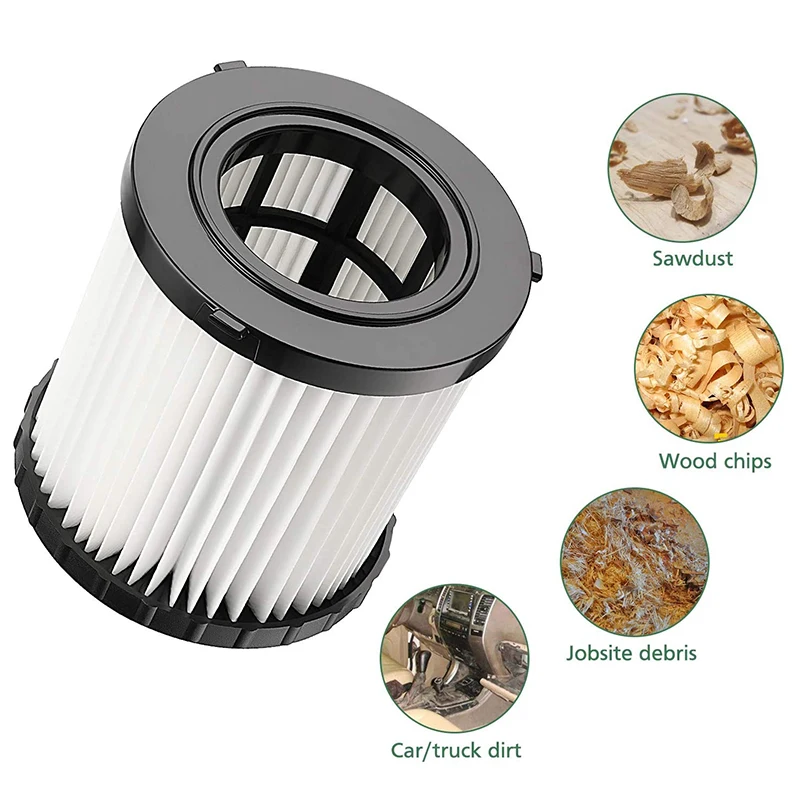 

DCV5801H Hepa Replacement Filters Compatible for DeWalt DCV580 & DCV581H Wet Dry Vacuum