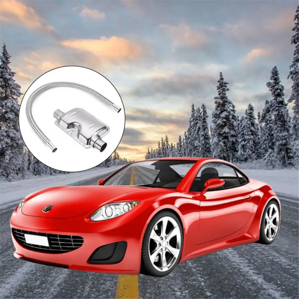 

120cm Exhaust Muffler Set Silencer Stainless Steel Pipe Silencer Heater Kit Car Heater Accessories Auxiliary Parts Drop Shipping