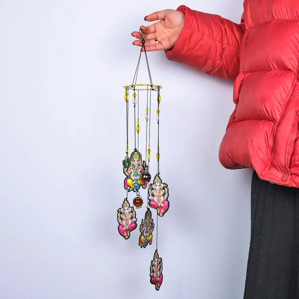 

H&D 6 Styles Memorial Wind Chimes Outdoor Decor Window Hanging Windchimes Ornament Fnegshui Decoration for Patio,Balcony,Garden