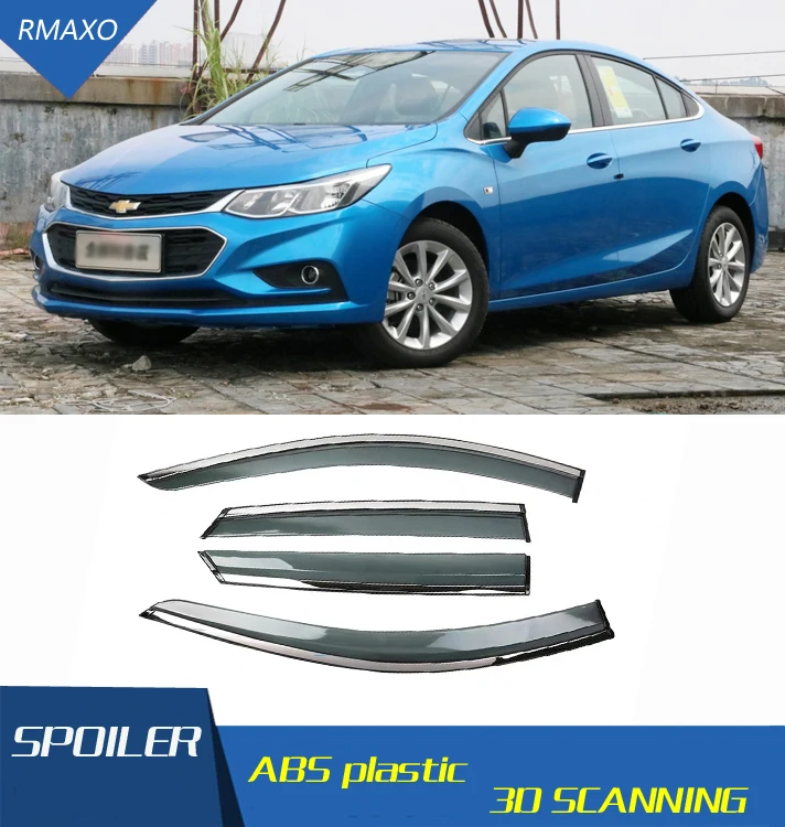 Для Chevrolet Cruze 2016-2018 оконный козырек вентиляционные оттенки Защита от солнца и