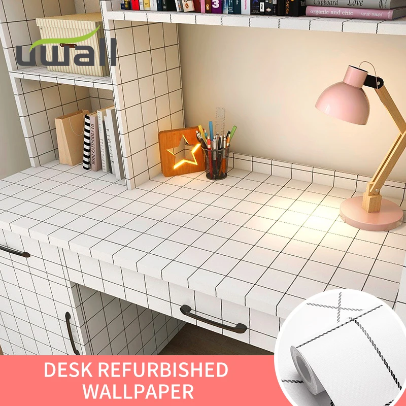 

Desktop Sticker Wallpapers Self Adhesive Waterproof Moisture Proof Room Decor Wall Stickers Wardrobe Refurbished Desk Wallpaper