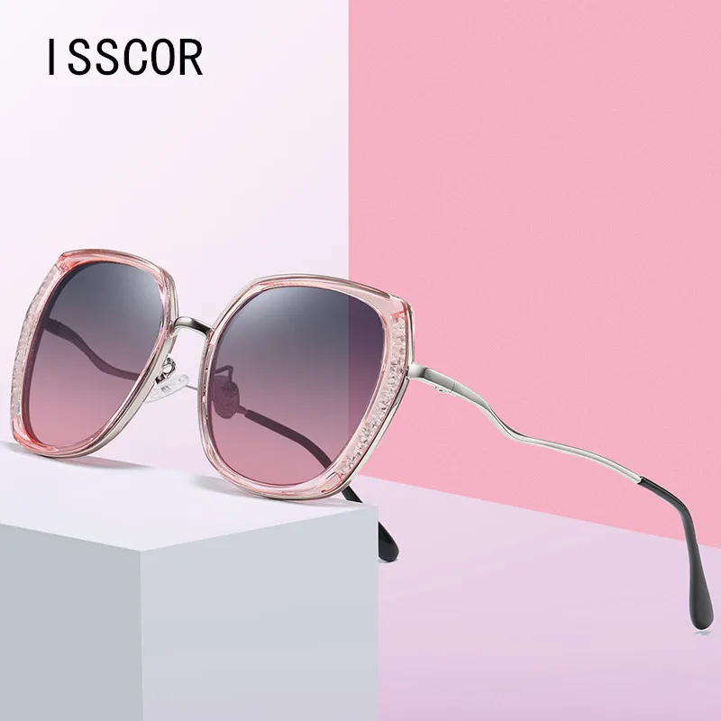 Фирменный дизайн модные женские поляризованные солнцезащитные очки винтажные