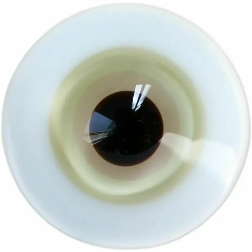 

[wamami] 6mm 8mm 10mm 12mm 14mm 16mm 18mm 20mm 22mm 24mm Yellow Glass Eyes Eyeball BJD Doll Dollfie Reborn Making Crafts