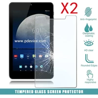 2pcs tablet tempered glass screen protector cover for irulu expro x4 7 inch full coverage anti scratch explosion proof screen