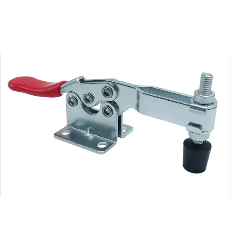 

P15F 4 pcs Holding Capacity 220lbs(100Kg) Quick Release Vertical Type GH-201b Horizontal Toggle Clamp Hand Tool Set