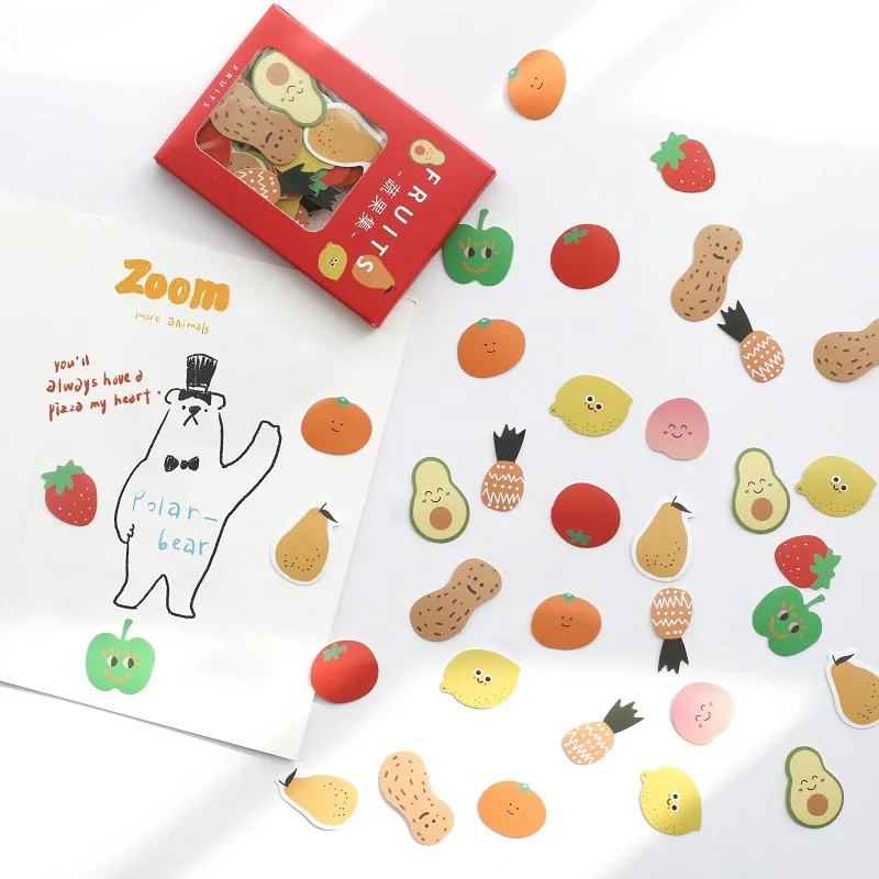 

100 Pcs Cute Decorative Stickers Scrapbooking DIY Paper Sticker For Laptops Phone Scrapbooking Flakes Bullet Journaling